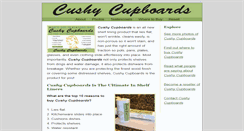 Desktop Screenshot of cushycupboards.com