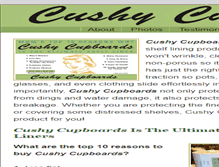 Tablet Screenshot of cushycupboards.com